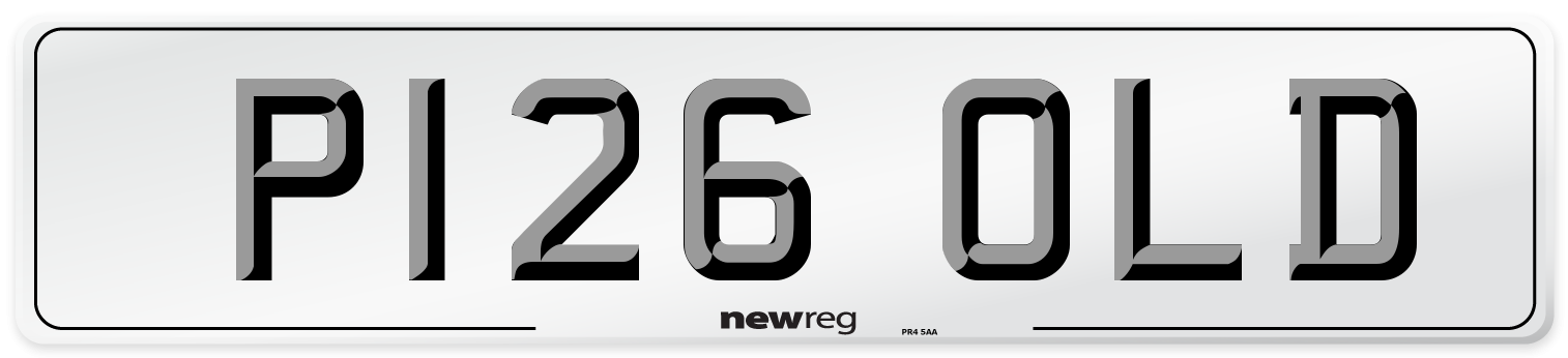 P126 OLD Number Plate from New Reg